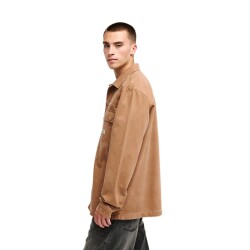 Quiksilver Mohab Washed Twill Shirt Jacke Rawhide