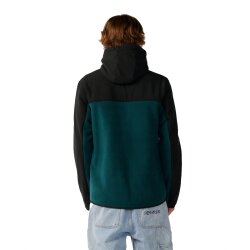 Rip Curl Men S-Series Panelled Zip Thru Hoodie Blue Green