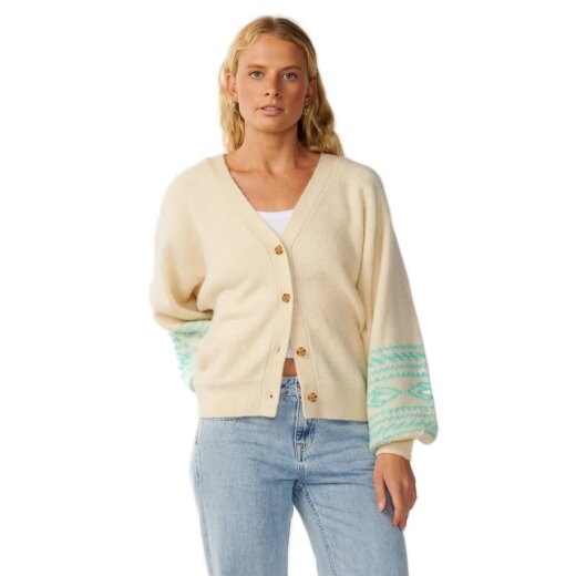 Rip Curl Bossa Nova Jaquard Cardigan Brazilian Sand