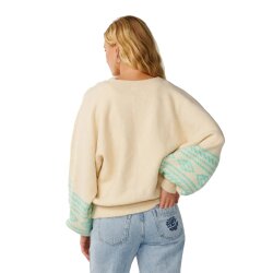 Rip Curl Bossa Nova Jaquard Cardigan Brazilian Sand