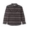 Vissla Descanso Heavy Flannel Hemd Dark Grey