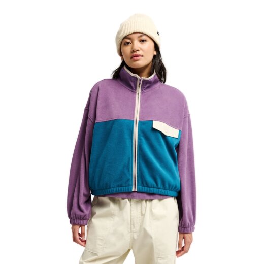 Quiksilver Women Kedai Fleece Jacket Grape Jam