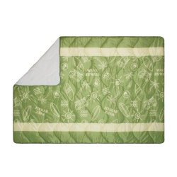 Wave Hawaii Outdoor Decke Sherpa Multifunktionsdecke Green