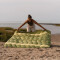 Wave Hawaii Outdoor Decke Sherpa Multifunktionsdecke Green