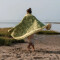 Wave Hawaii Outdoor Decke Sherpa Multifunktionsdecke Green