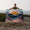 Wave Hawaii Outdoor Decke Sherpa Multifunktionsdecke Three