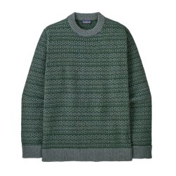 Patagonia Ms Recycled Wool-Blend Sweater Snow Squail Blue...