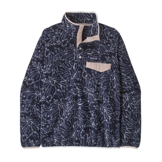 Patagonia Ws Lightweight Synchilla Snap-T Fleece Pullover Saxifrage Sunken Blue