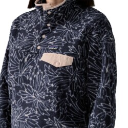 Patagonia Ws Lightweight Synchilla Snap-T Fleece Pullover Saxifrage Sunken Blue