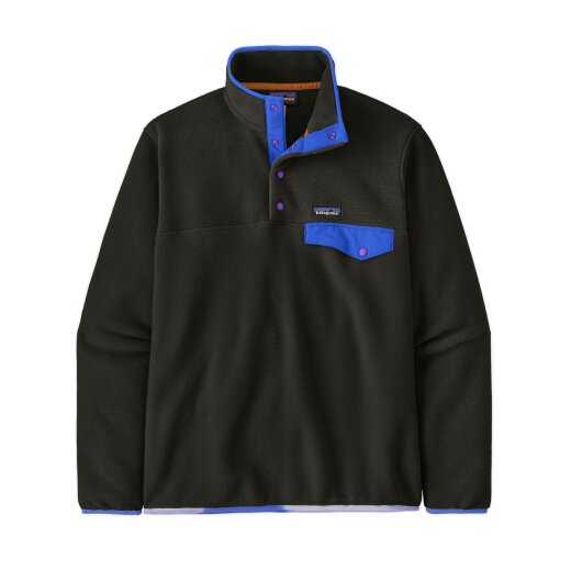 Patagonia Ms Synchilla Snap-T Fleece Pullover Black P6 Blue