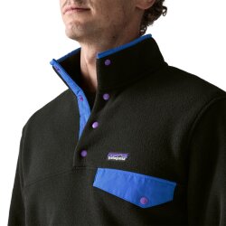 Patagonia Ms Synchilla Snap-T Fleece Pullover Black P6 Blue