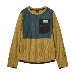 Patagonia Ks R1 Air Crew Fleece Pullover Lynx Tan