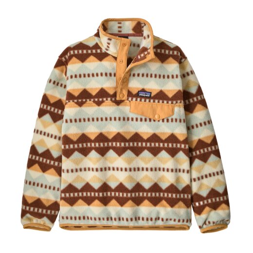 Patagonia Ks Lightweight Synchilla Snap-T Fleece Pullover Diamond Stripe