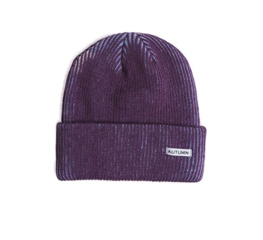 Autumn Cord Beanie Plum