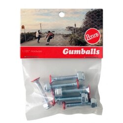 Penny GUMBALLS Montagesatz 1 1/8"  Red